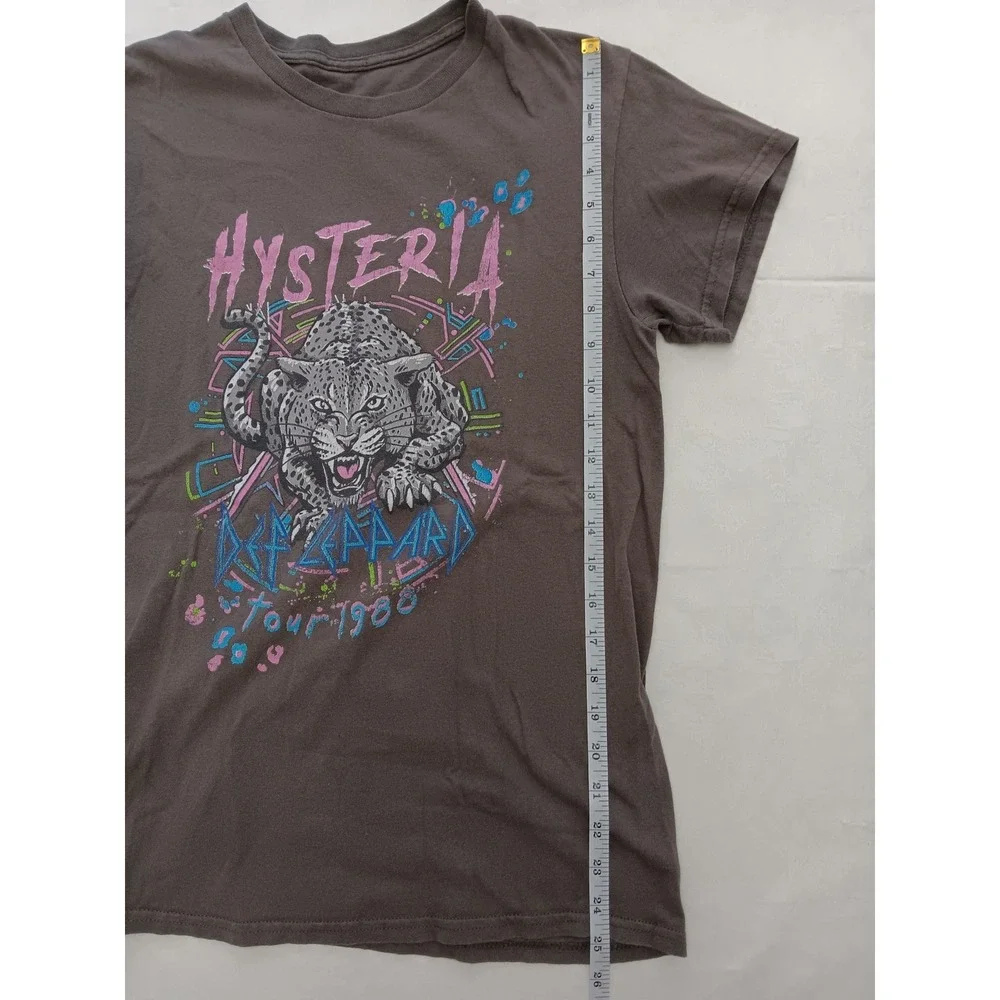 Def Leppard Hysteria Tour 1988 Graphic T Shirt Women's Size Small - Picture 7 of 7